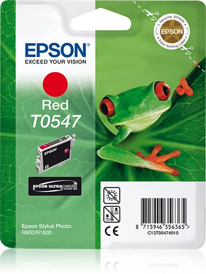 Epson Ultra Chrome Hi-Gloss T0547 bl&auml;ckpatron, 18.5 ml, r&ouml;d