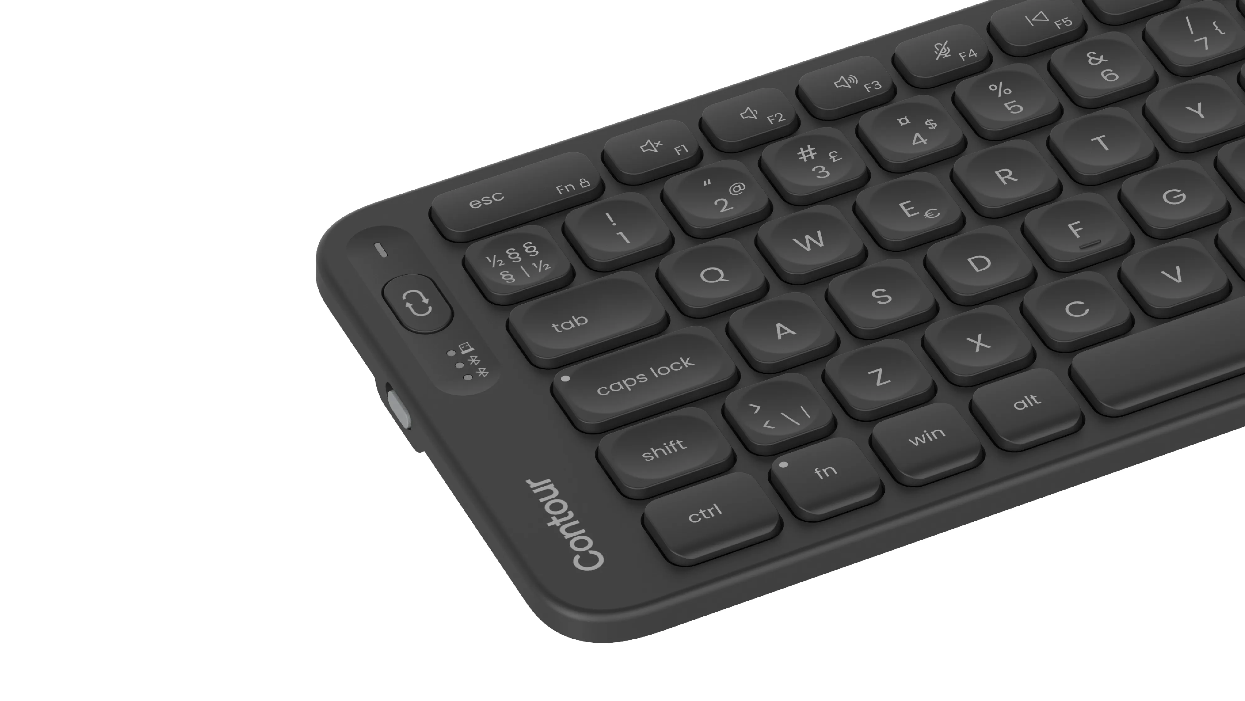 Contour Design Balance Full-Size trådlös ergonomisk tangentbord, svart Contour Design Balance Full-Size trådlös ergonomisk tangentbord, svart