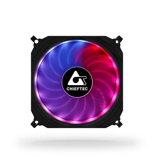 CHIEFTEC Tornado RGB Retail, 120mm - case fan, black