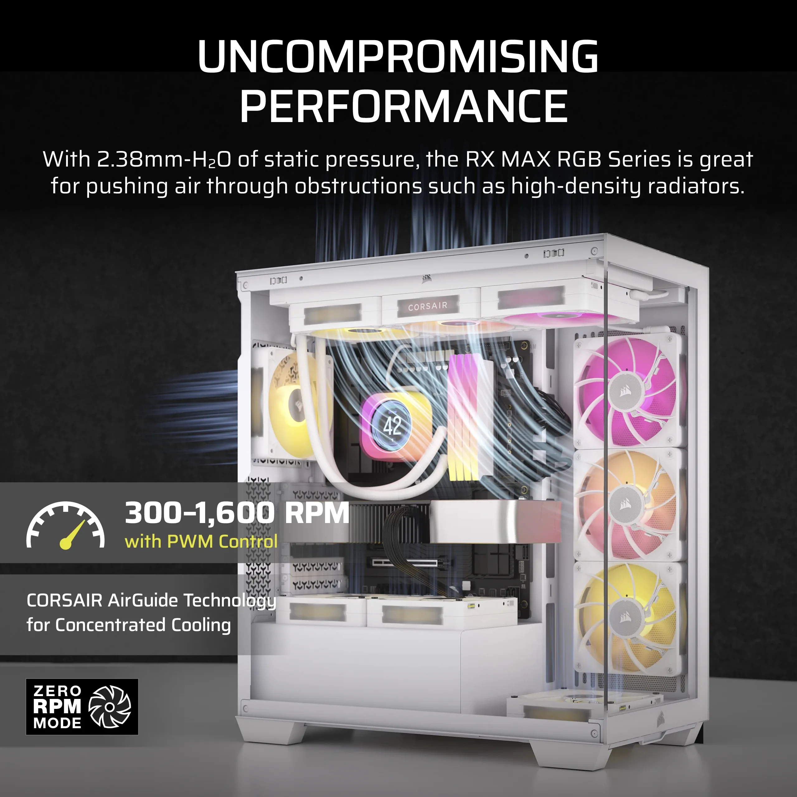 Case Acc Corsair Fan iCUE LINK RX140 RGBMax 2x14wh