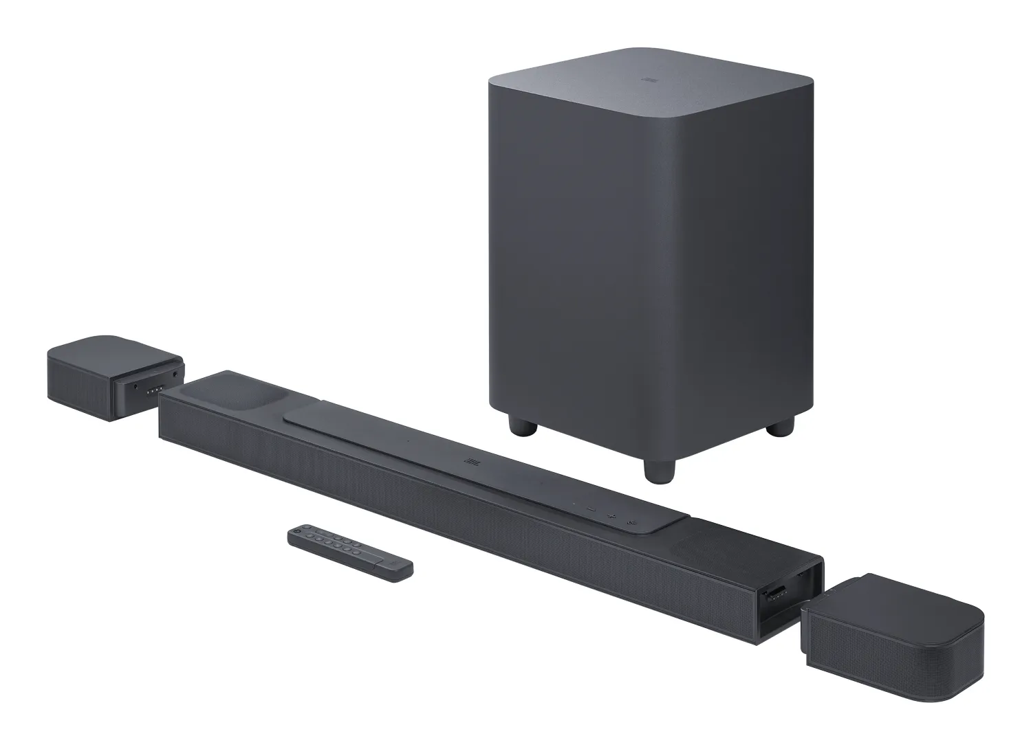 JBL 5.1.2-ch Soundbar with Dolby Atmos wireless sub and detachable surround speakers