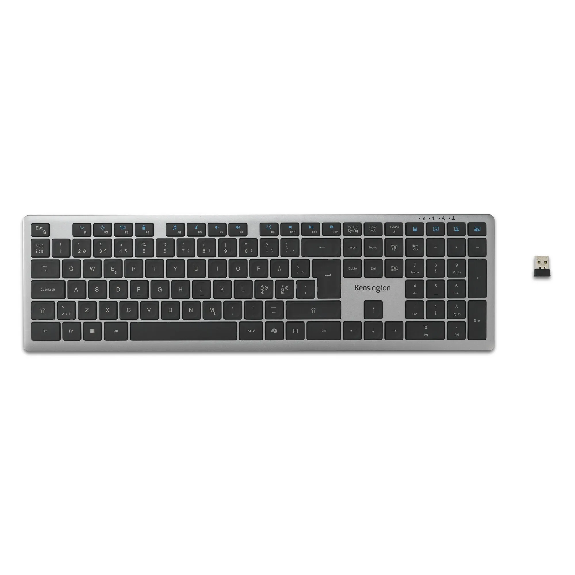 Kensington KB535 EQ Wireless Keyboard, Grey