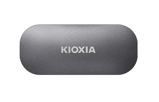Kioxia Exceria Plus 500 Gt USB-C -ulkoinen SSD, Harmaa