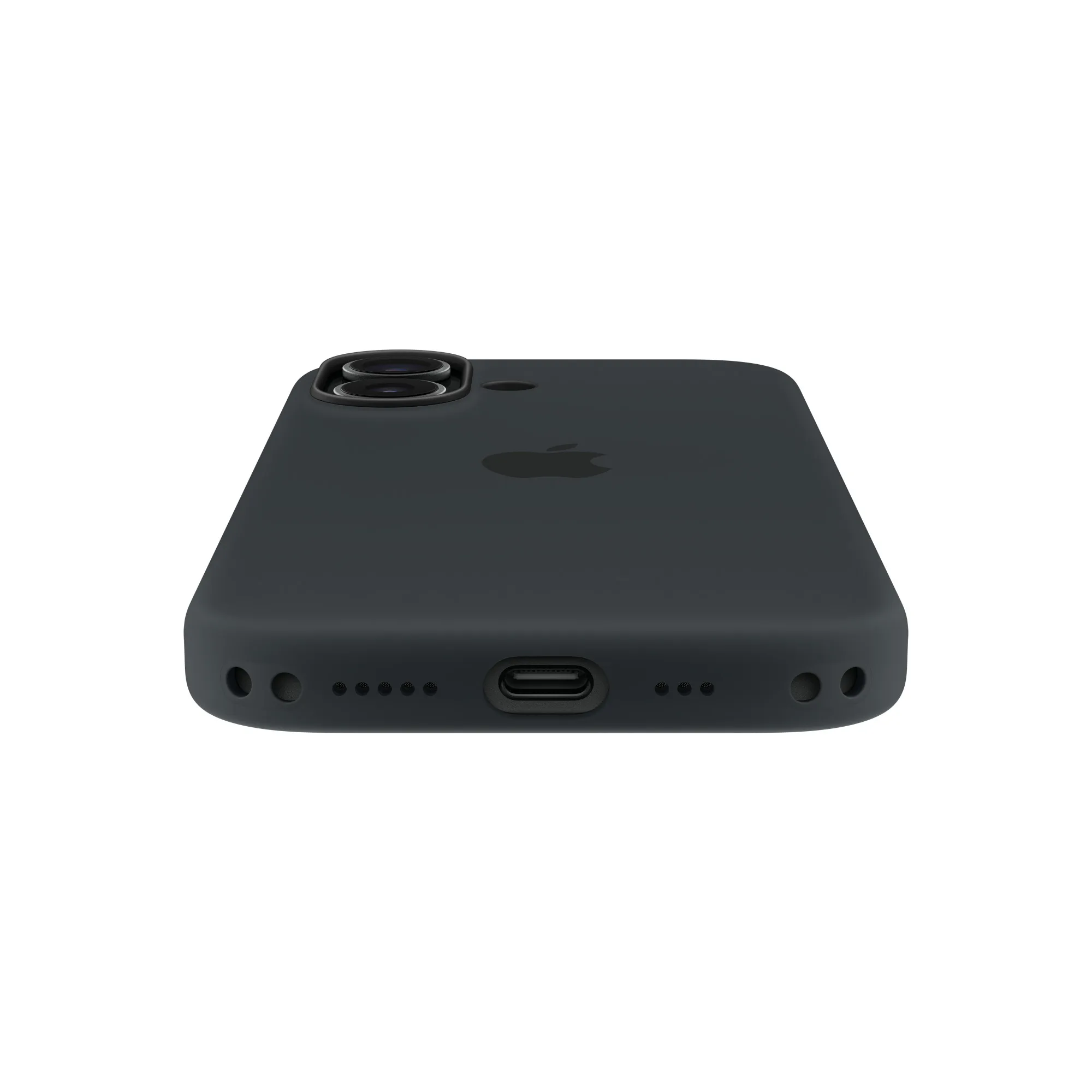 Apple iPhone 17, MagSafe -silikonikuori, Musta