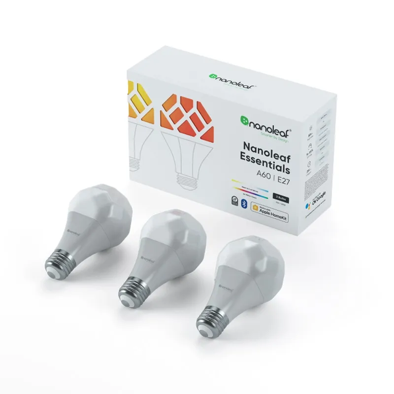 Nanoleaf Essentials - Smart E27 Light Bulb 3PK
