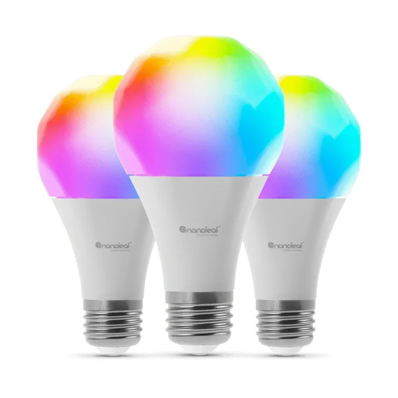 Nanoleaf Essentials - Smart E27 Light Bulb 3PK