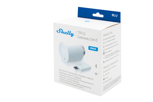 Shelly BLU TRV + BLU Gateway Gen3 - smart thermostat