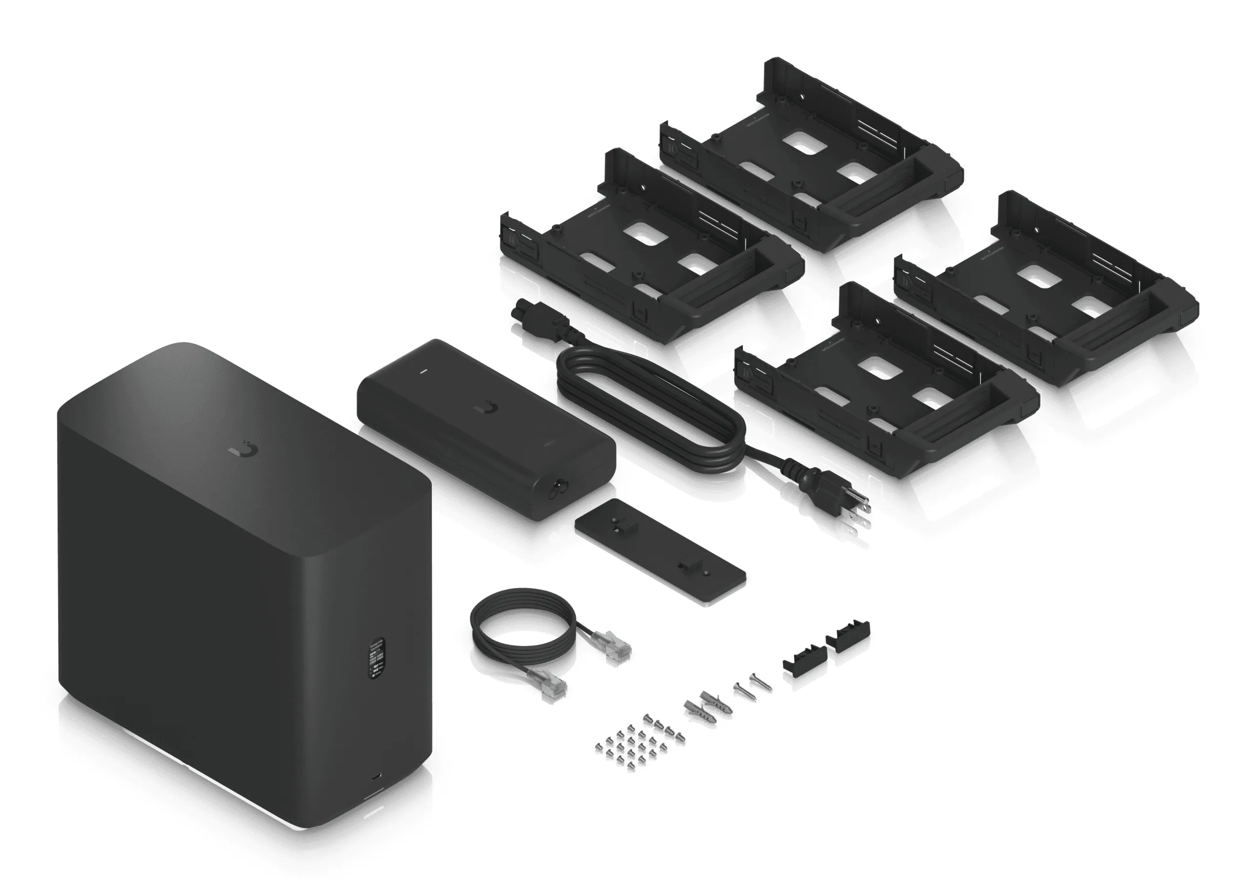 Ubiquiti UniFi UNAS 4 - N&auml;tverkslagring, Svart