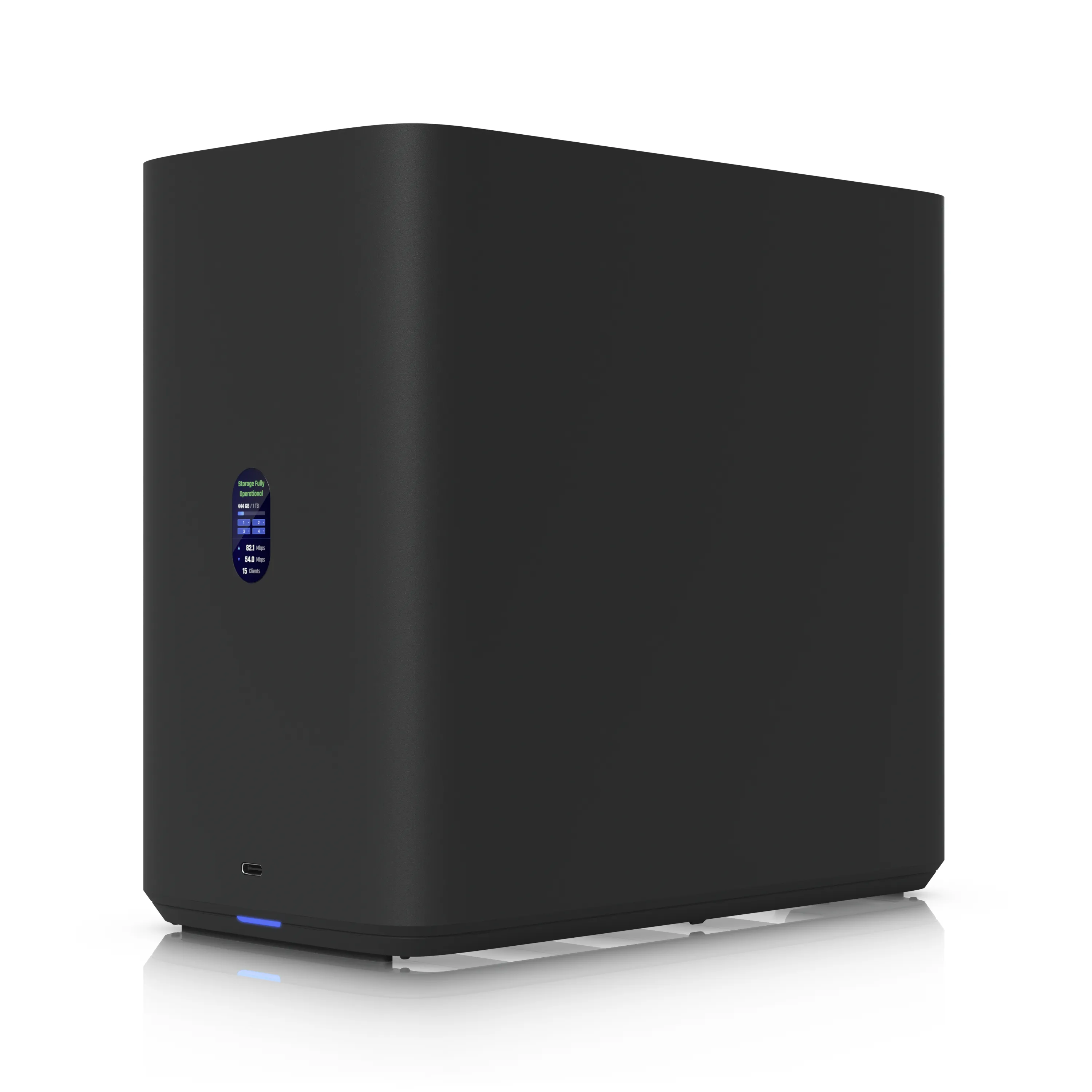 Ubiquiti UniFi UNAS 4 - N&auml;tverkslagring, Svart
