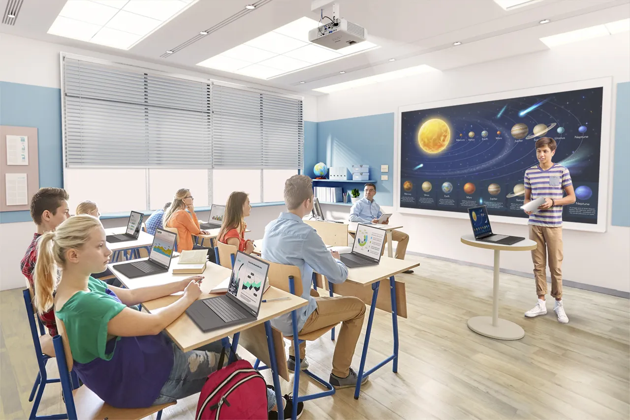 EPSON EB-L265F Projector 1080p 4600Lm projection ratio 1.32 - 2.12:1 2.500.000:1 16W speaker EPSON EB-L265F Projector 1080p 4600Lm projection ratio 1.32 - 2.12:1 2.500.000:1 16W speaker