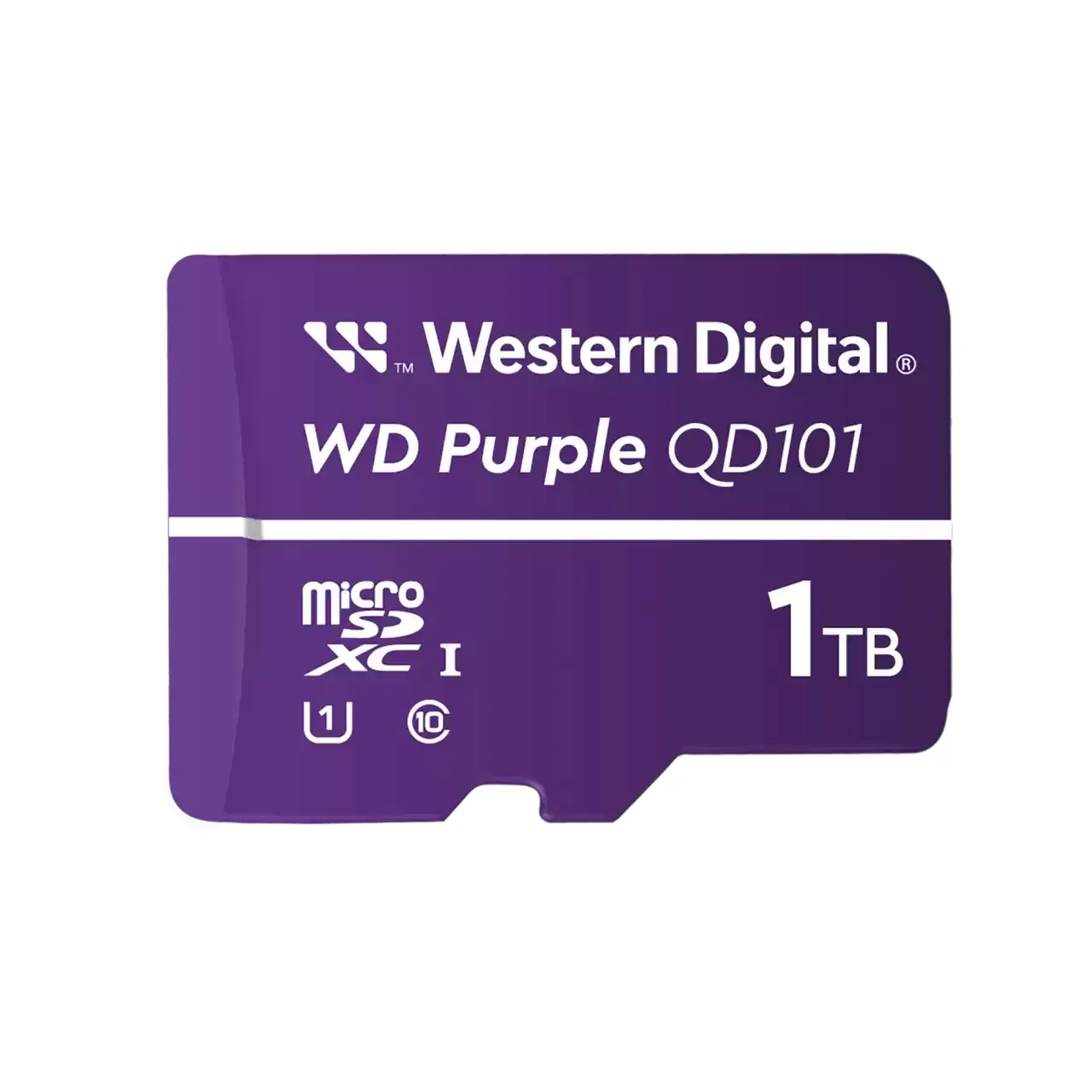 WD Purple SC microSD 1TB, 182.5 WRL, SDXC UHS-I Hard Drive for Surveillance