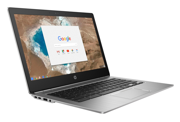 HP 13.3" Chromebook 13 Pro M5-6Y57, 32GB, Chrome OS - kannettava, hopea
