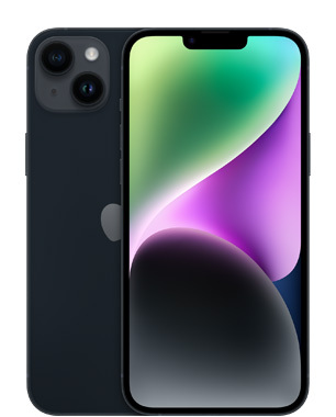 Refurbished iPhone 14 Plus 256GB, Midnight (Excellent condition, New Battery)