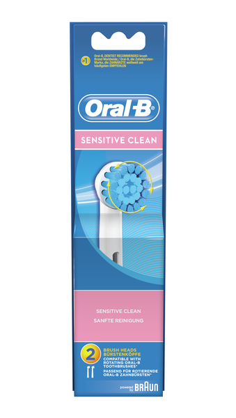*BRAUN VAIHTOHARJA ORAL-B Sensitive 2 EBS17-2 ORAL-B Sensitive 2 (EBS17), Paketissa 2 vaihtoharjaa.