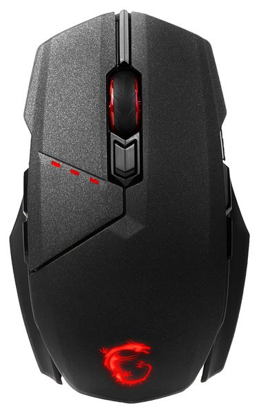 MSI Clutch GM70 - tr&aring;dl&ouml;s gaming mus, Svart
