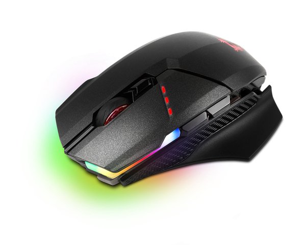 MSI Clutch GM70 - tr&aring;dl&ouml;s gaming mus, Svart