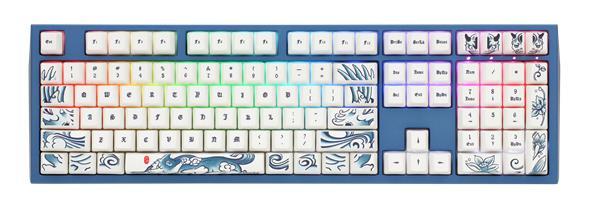 Ducky YOTD 2018 Cherry MX Brown RGB LED - Taustavalaistu Pelin&auml;pp&auml;imist&ouml;