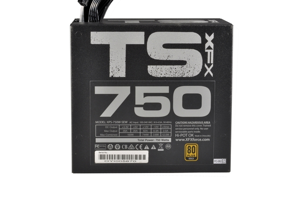 PSU 750W 80+ GOLD Wired