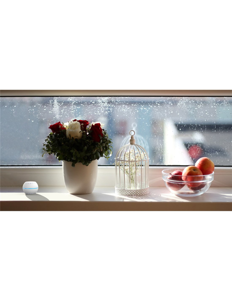 Shelly H&amp;T -l&auml;mp&ouml;tila ja kosteustunnistin, valkoinen