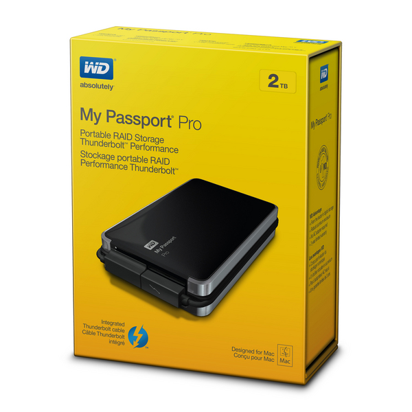 WD My Passport Pro 2TB - external hdd