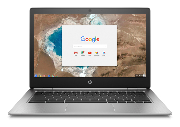 HP 13.3" Chromebook 13 Pro M5-6Y57, 32GB, Chrome OS - kannettava, hopea