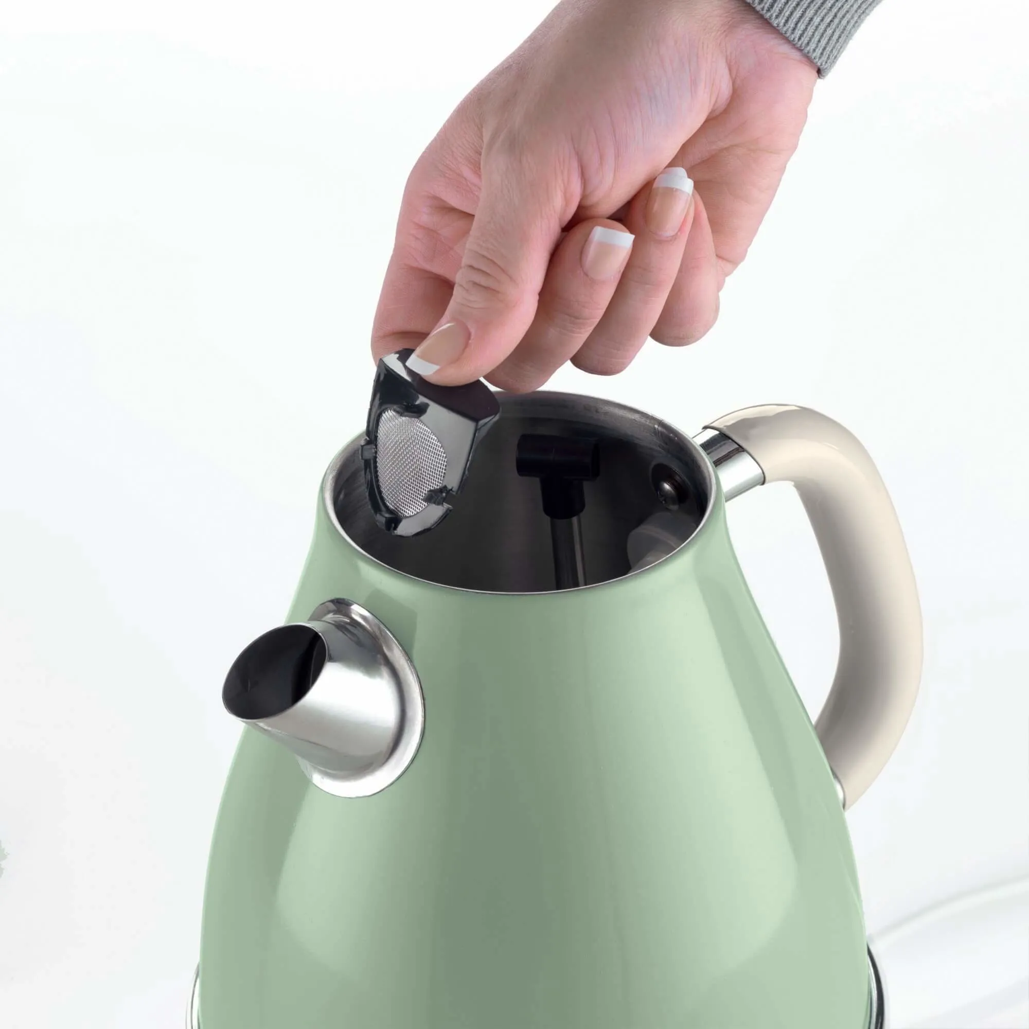Ariete Vintage kettle, 1.7L, 2000W, Green
