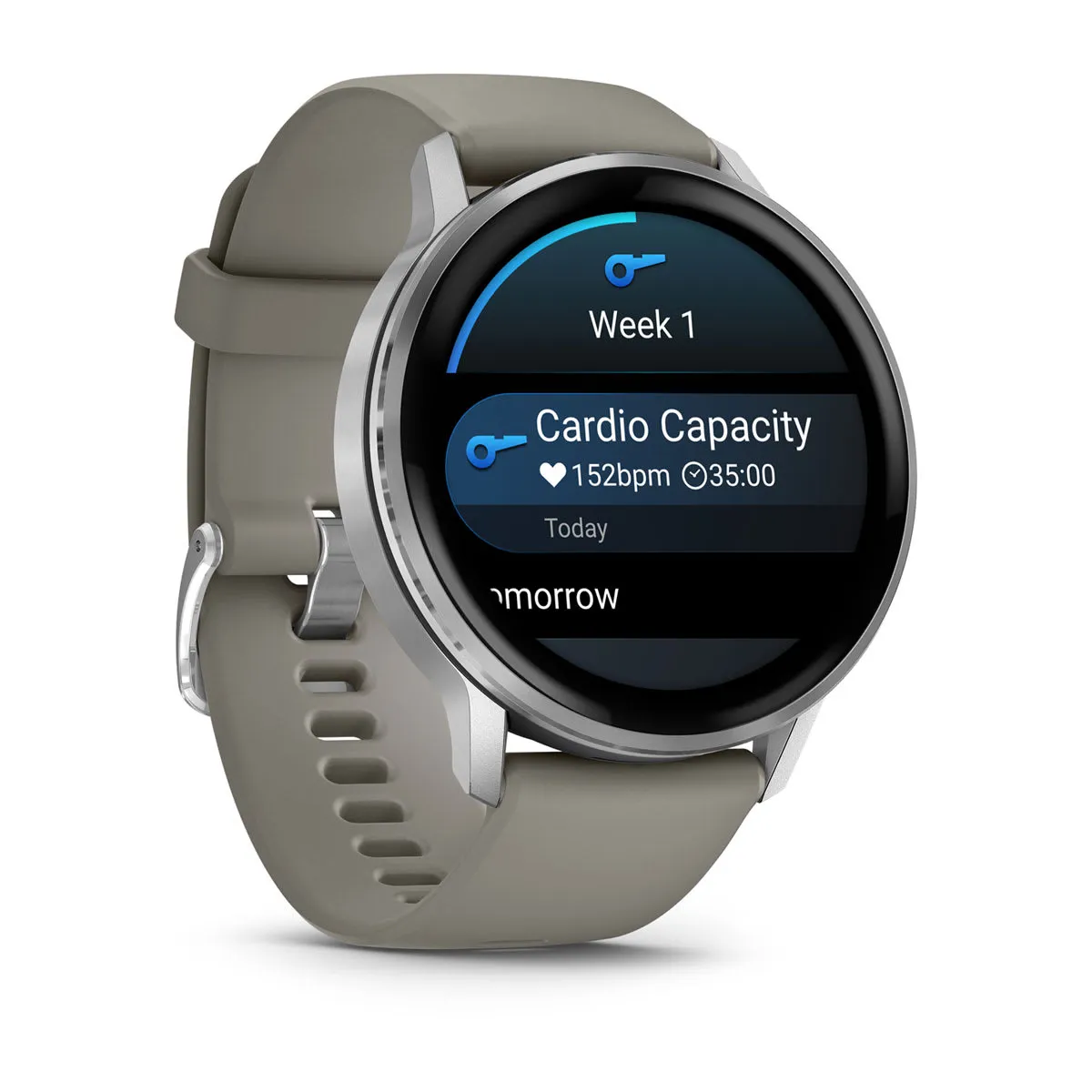 Garmin Venu 4 45mm AMOLED smartklocka, grå