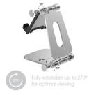 DESIRE2 View Desk Stand Silver Adjustable Tablets and Smartphones