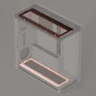 HAVN HS-420 Fan Brackets for 360 mm Radiators, White