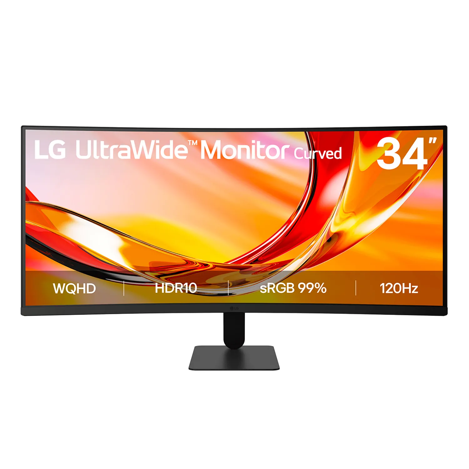 LG 34U601B-B 34" Dual WQHD, VA -kaareva pelin&auml;ytt&ouml;, HDR10 ja 120 Hz