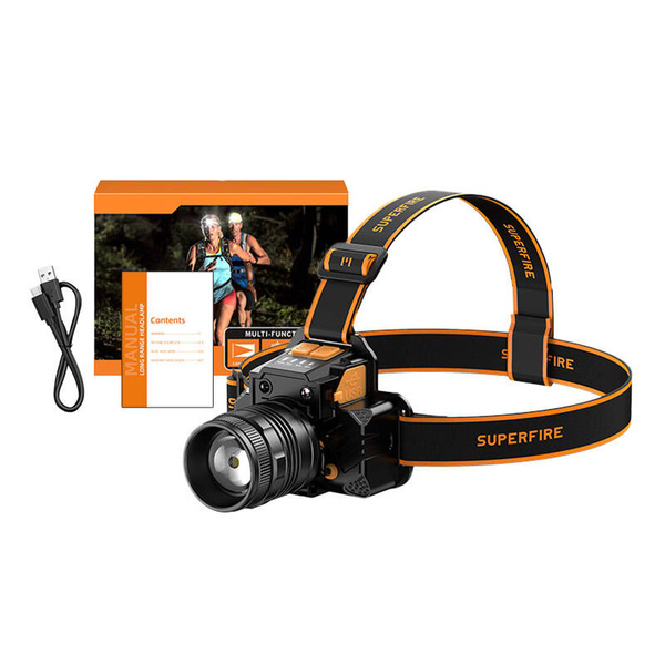 SUPERFIRE LED HL58, 2400 mAh, 350 lm, Headlamp