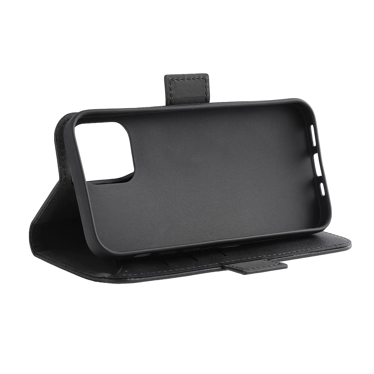 GEAR Wallet, iPhone 12 / 12 Pro - pl&aring;nboksfodral, Svart