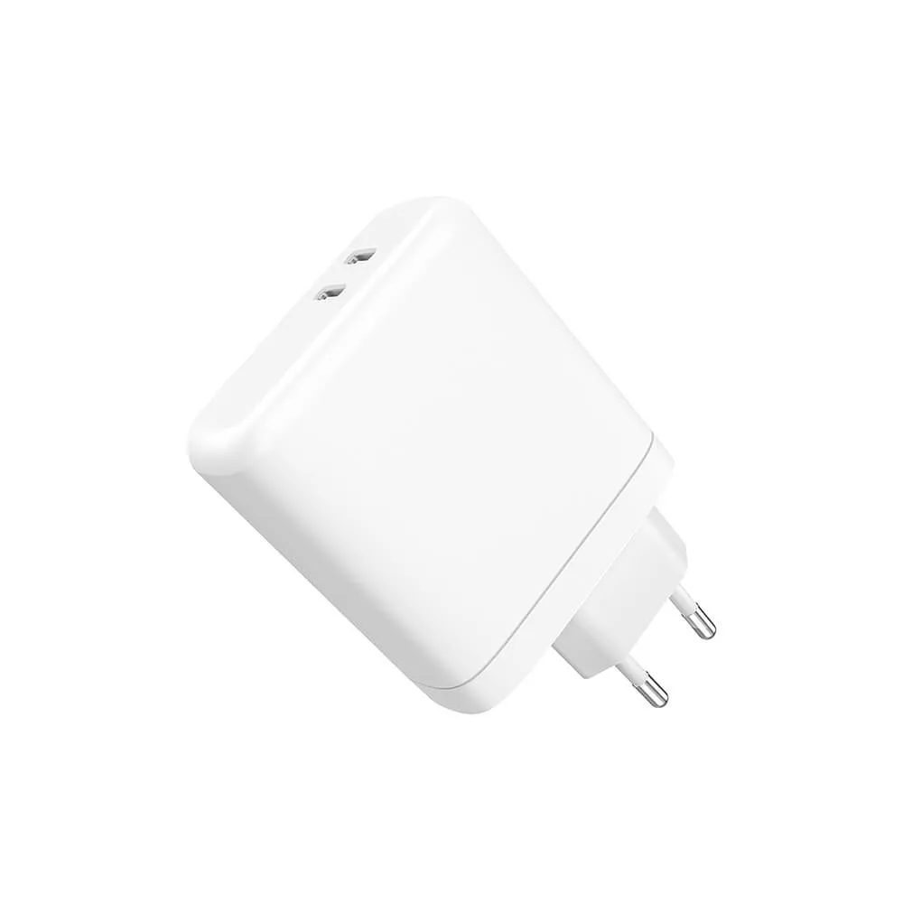GEAR Charger 220V 2xUSB-C PD 60W White