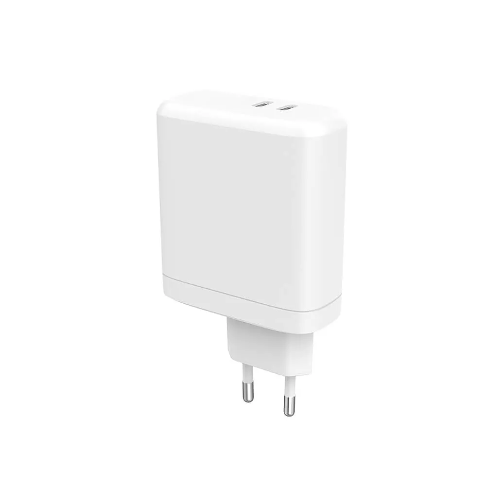 GEAR Charger 220V 2xUSB-C PD 60W White