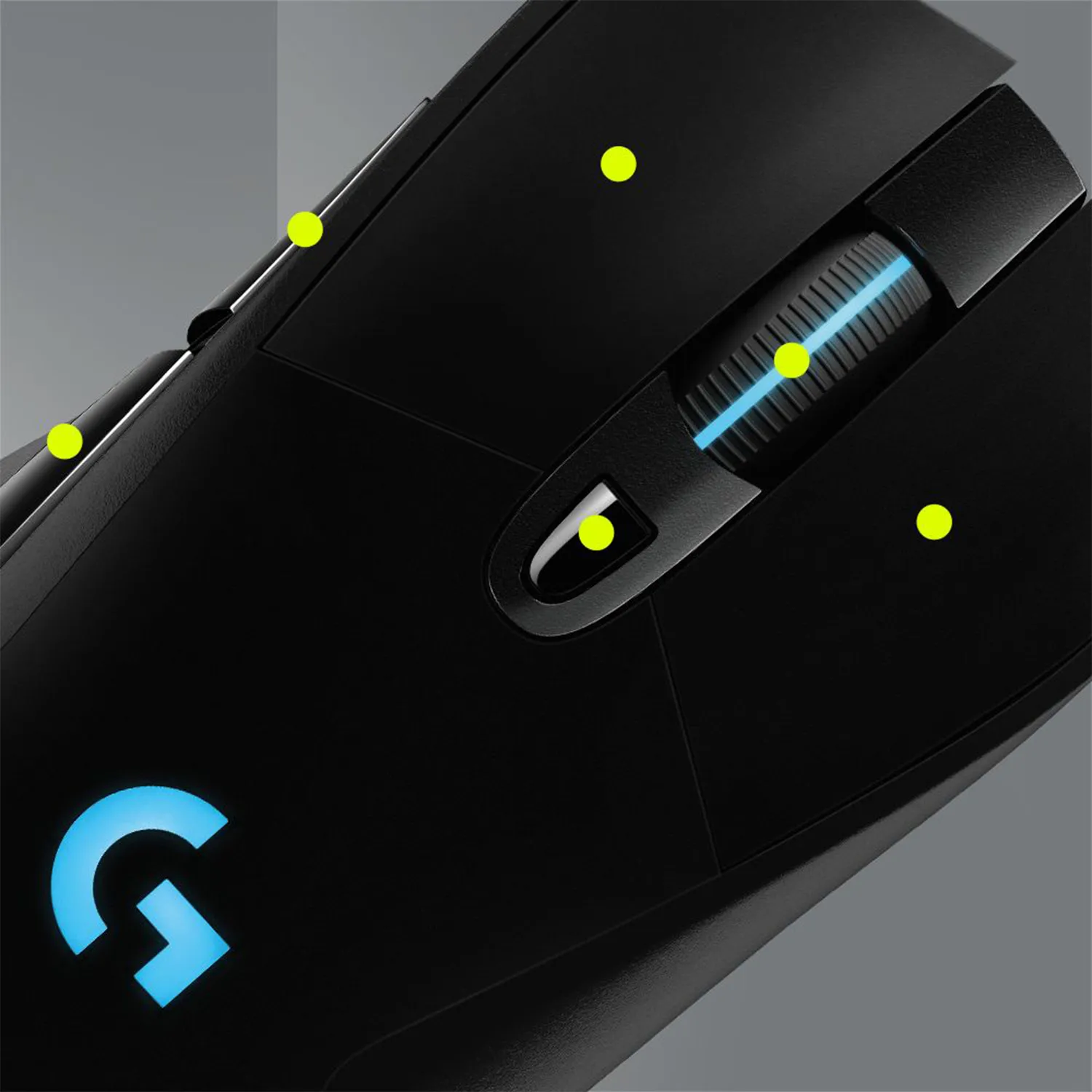 Logitech G703 Lightspeed RGB Wireless - wireless gaming mouse, Black