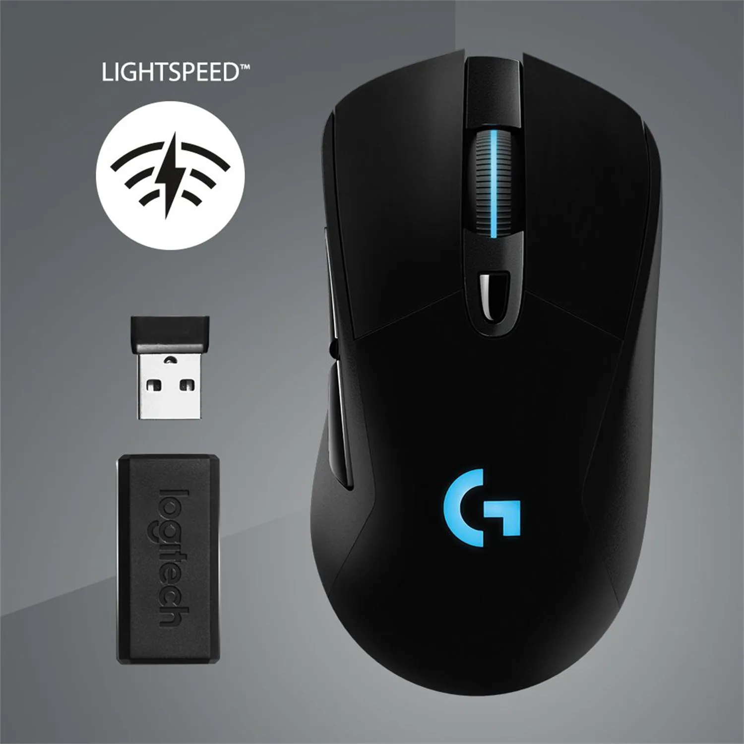 Logitech G703 Lightspeed RGB Wireless - wireless gaming mouse, Black