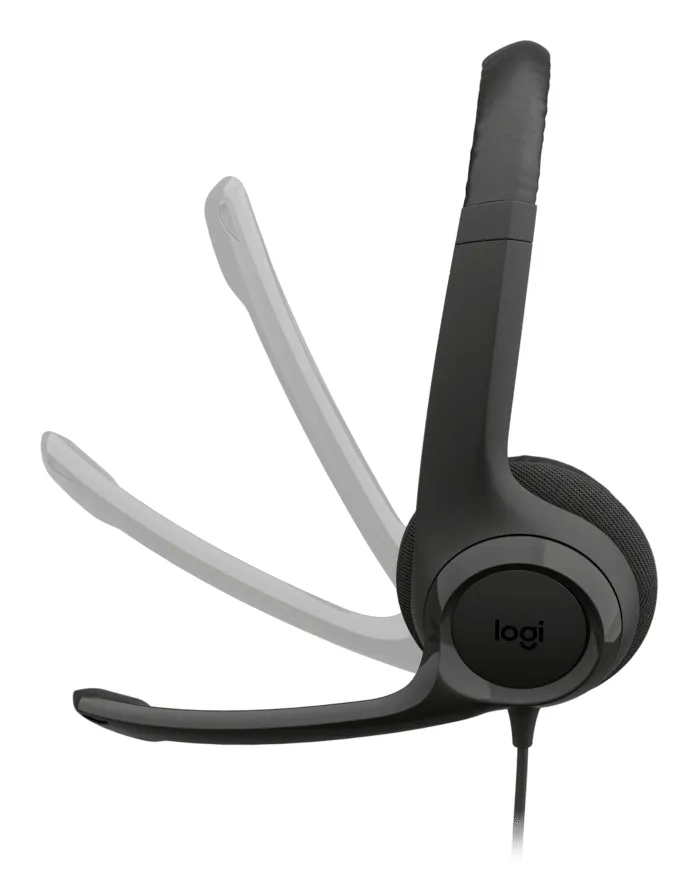 Logitech H390 USB-C -kuulokemikrofoni, musta