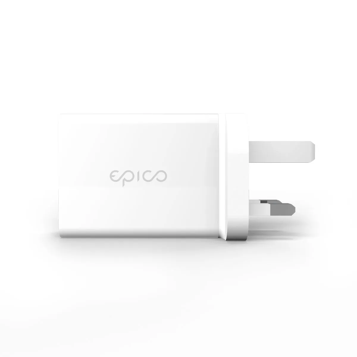 Epico 38W Pro Charger with British plug - white