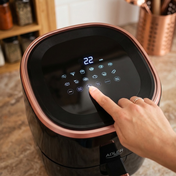 Adler AD 6322, 5L, 2000W, air fryer, Black