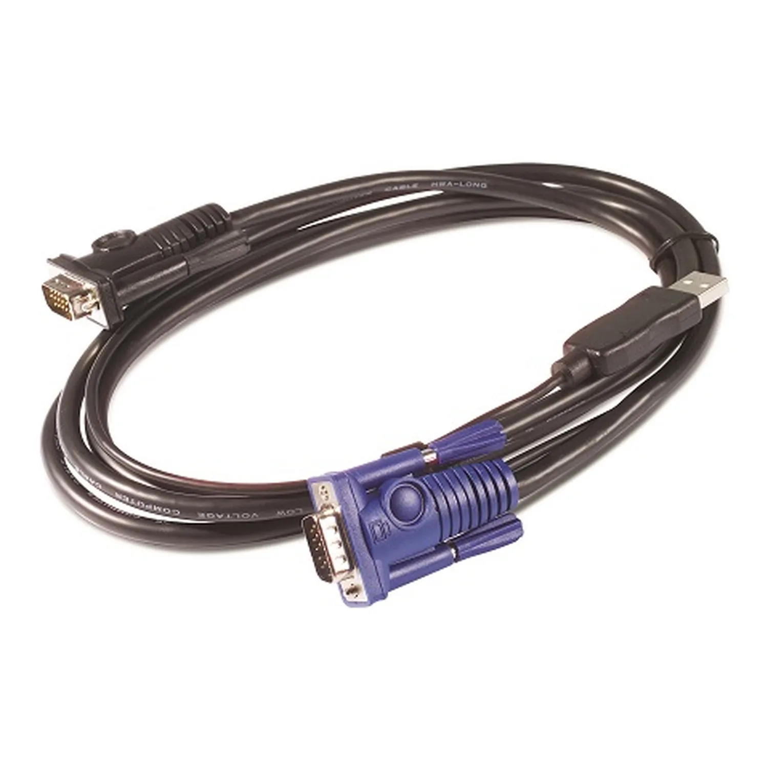 APC - Video / USB kaapeli - USB, HD-15 (uros) to HD-15 (uros) - 7.6 m malleihin APC 16 Port Multi-Platform Analog KVM, 8 Port Multi-Platform Analog KVM