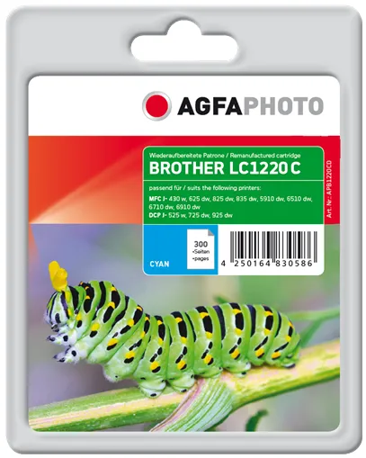 AGFAPHOTO LC1220C -mustekasetti, 7 ml, cyan