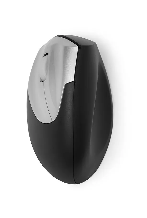 BakkerElkhuizen HandShake Wireless Ergonomic Mouse, White/Black