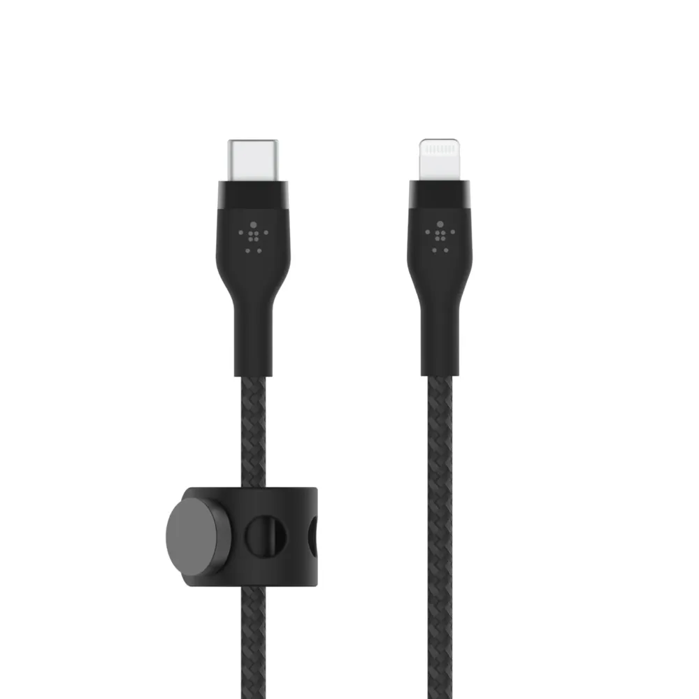 BOOST CHARGE USB-C to LTG_Braided Silicon, 3m, Black