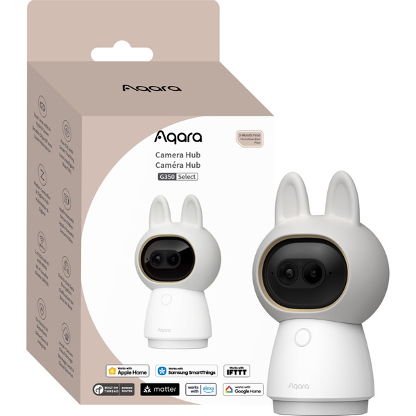 Aqara Camera Hub G350 - &Ouml;vervakningskamera, Vit