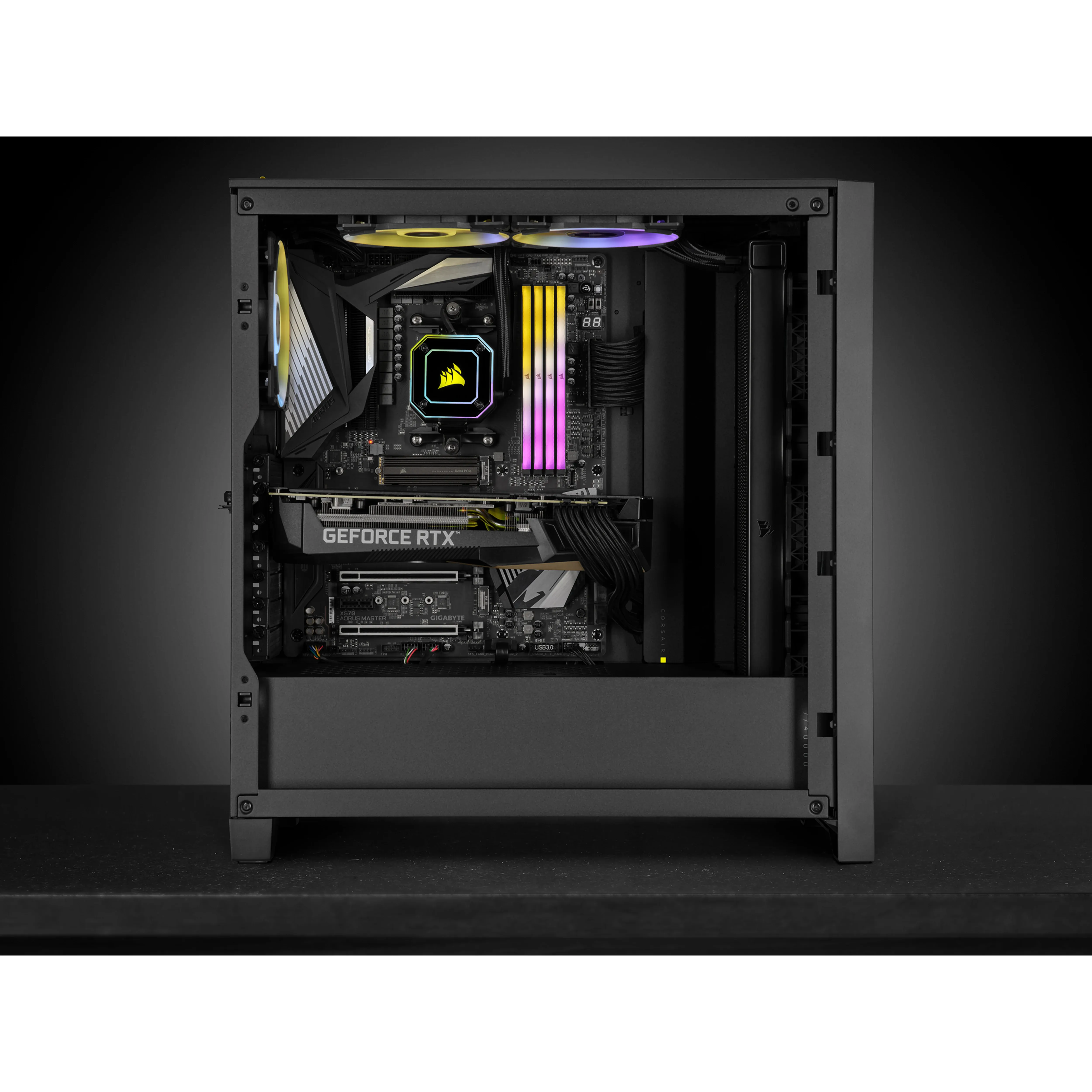 Corsair Vengeance RGB RS 64 Gt (2 x 32 Gt) DDR4 3600 MHz, CL18 -muisti, Musta Corsair Vengeance RGB RS 64 Gt (2 x 32 Gt) DDR4 3600 MHz, CL18 -muisti, Musta
