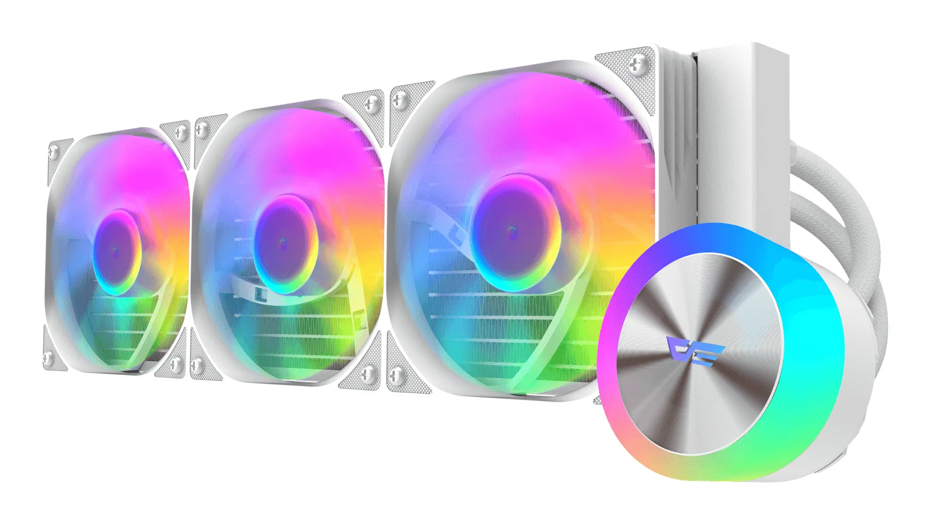 DARKFLASH DG360 All-in-One Liquid CPU Cooler - White