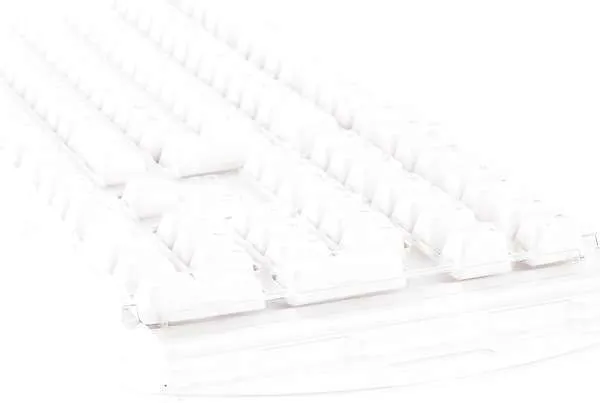 Ducky White - 115 Keycap set - Seamless Double-shot PBT - Nordic Layout