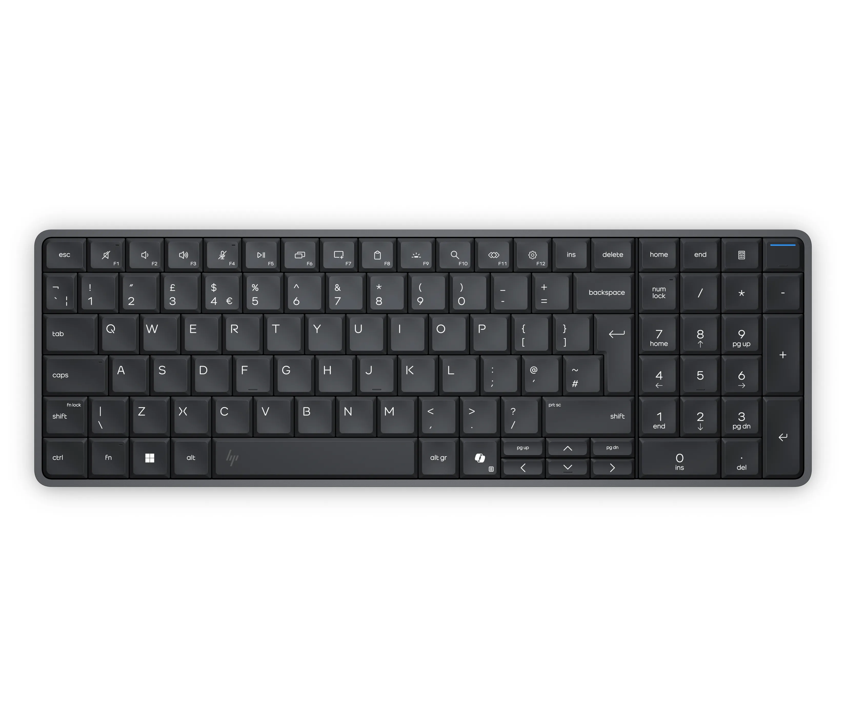 HP EliteBoard G1a Next Gen AI PC AMD Ryzen AI 5 330, 16 Gt, 512 Gt, Win 11 Pro -p&ouml;yt&auml;tietokone, musta
