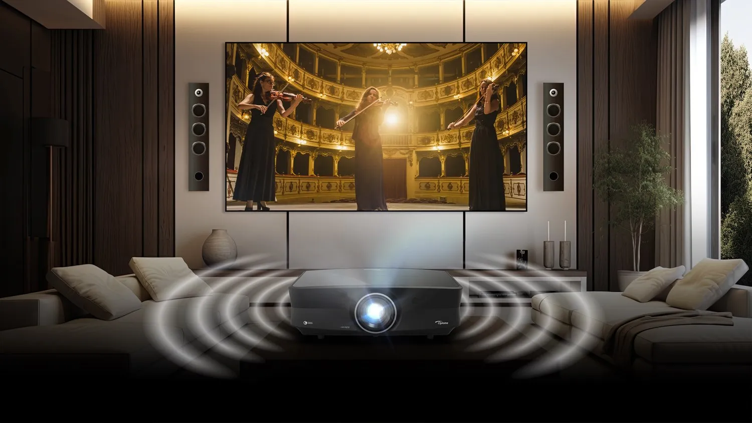 OPTOMA UHZ68LV 4K UHD HOME ENTERTAINMENT PROJECTOR