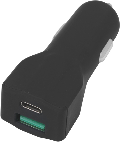 Car Charger USB-C 3A/USB 2,4A